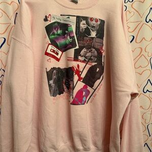 Friends Valentines Day  Pink Woman Sweatshirt